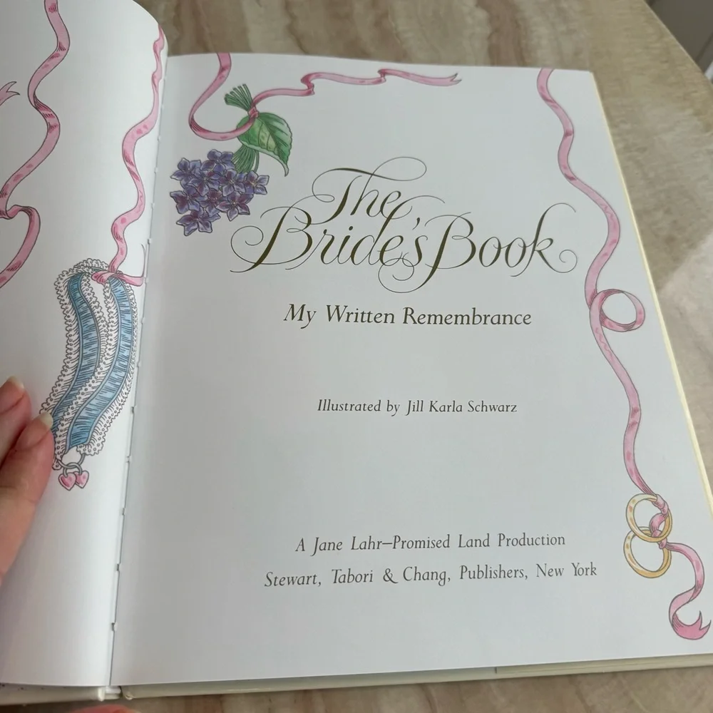 The Bride's Book with Floral Design